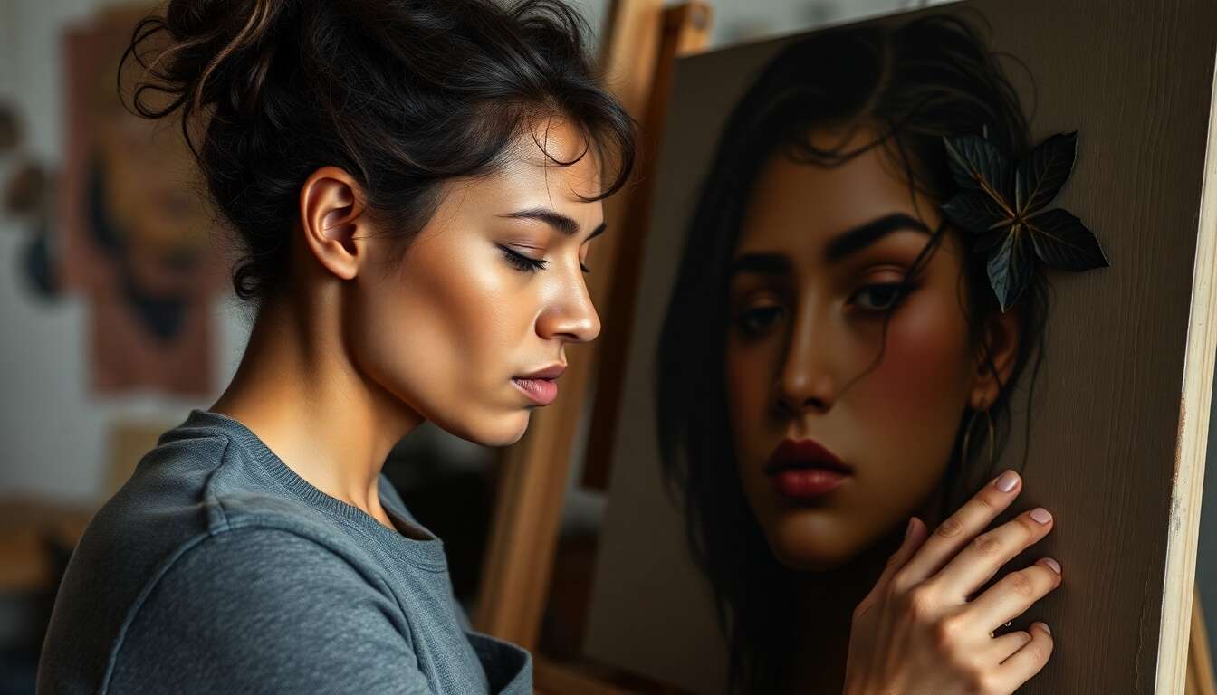 Autoportrait en érection : exploration artistique et intime