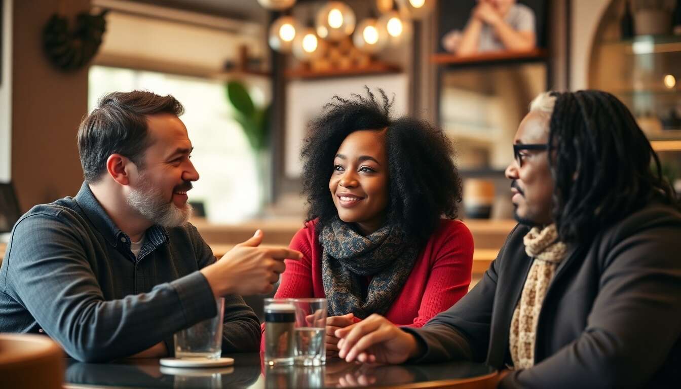 Exploration des relations : trio 2 hommes 1 femme